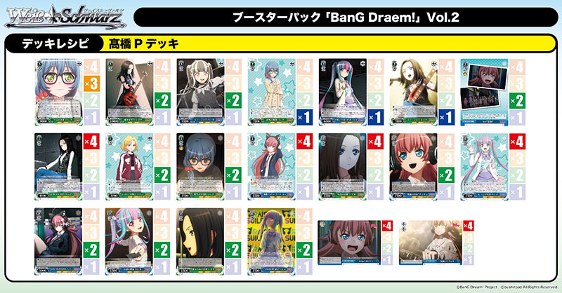 放課後ヴァイスシュヴァルツ】「BanG Dream!」Vol.2 バンドリーグ！1/3