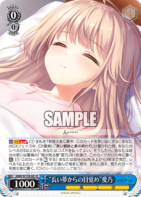 “長い夢からの目覚め”愛乃