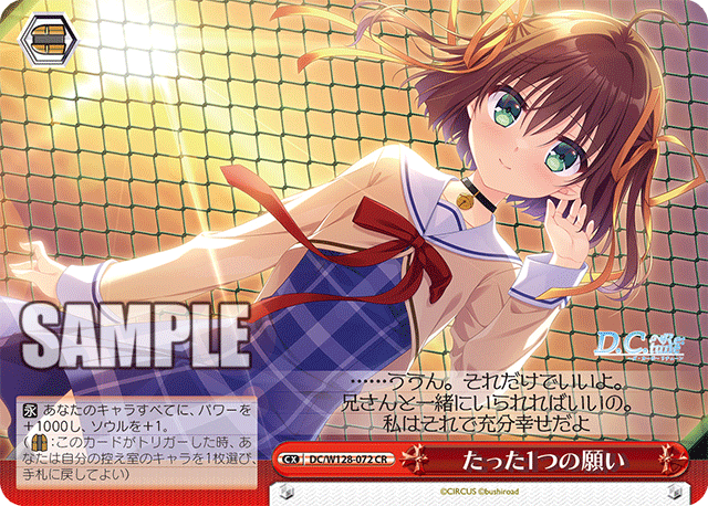 たった1つの願い