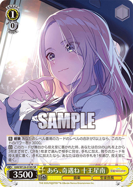 あら、奇遇ね 十王星南