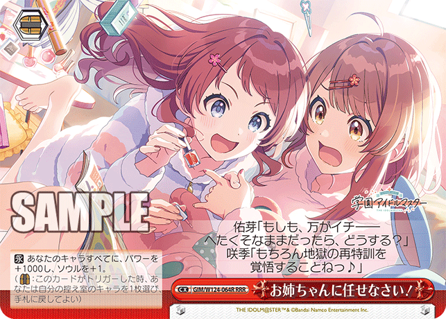 お姉ちゃんに任せなさい！