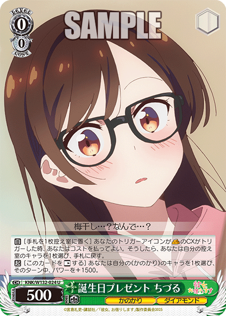 誕生日プレゼント ちづる