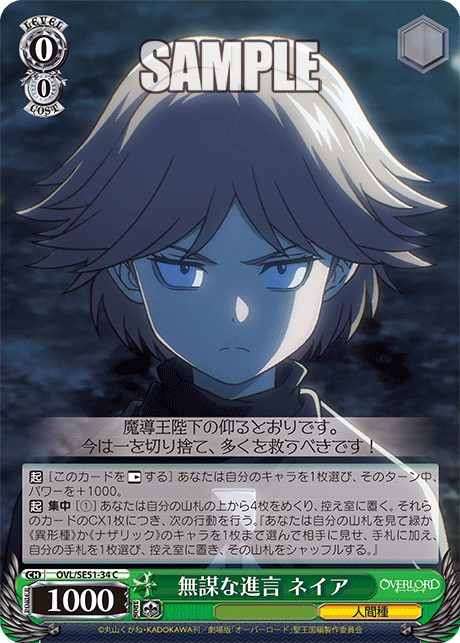 無謀な進言 ネイア