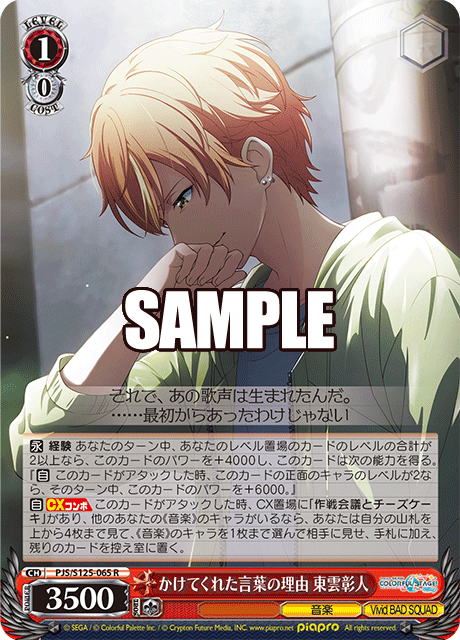 かけてくれた言葉の理由 東雲彰人