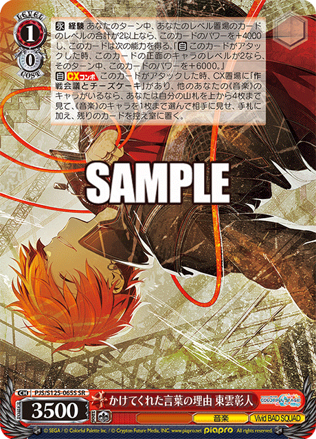 かけてくれた言葉の理由 東雲彰人