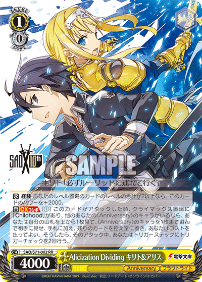 Alicization Dividing キリト&アリス