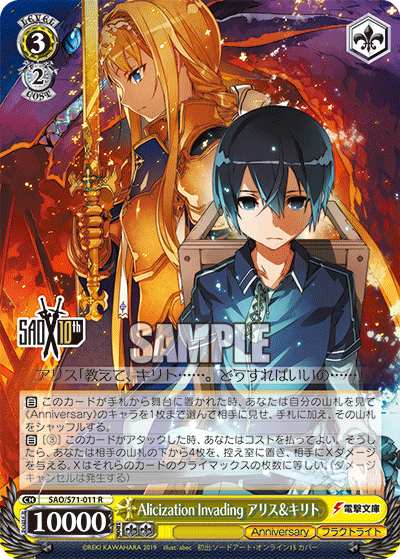 Alicization Invading アリス&キリト