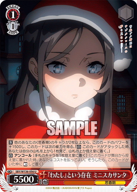 『わたし』という存在 ミニスカサンタ