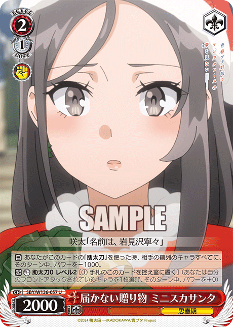 届かない贈り物 ミニスカサンタ