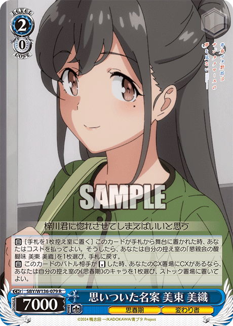 思いついた名案 美東 美織