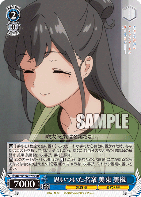 思いついた名案 美東 美織