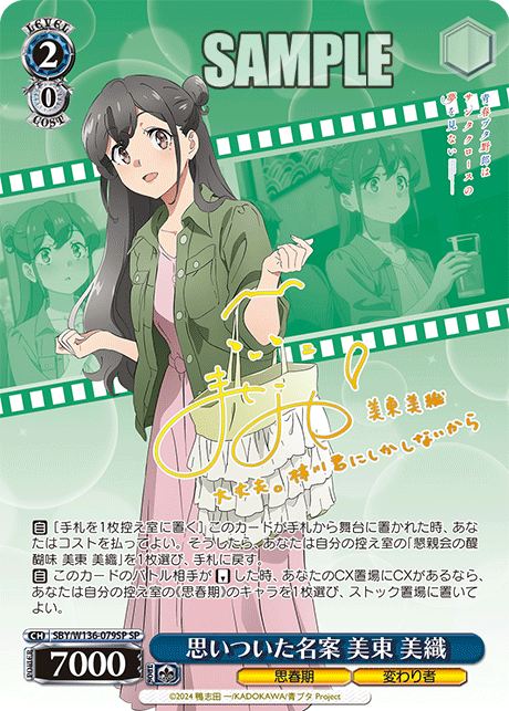 思いついた名案 美東 美織