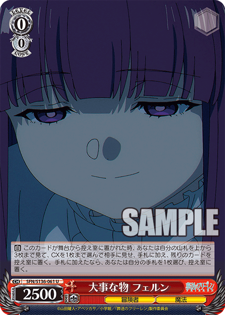 大事な物 フェルン