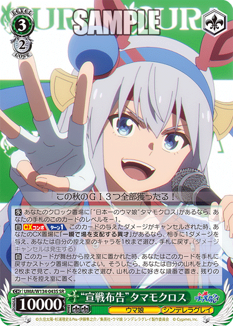 “宣戦布告”タマモクロス