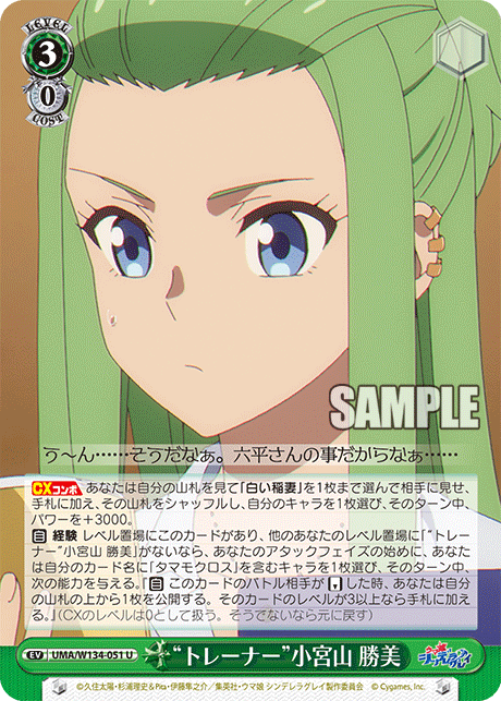 “トレーナー”小宮山 勝美