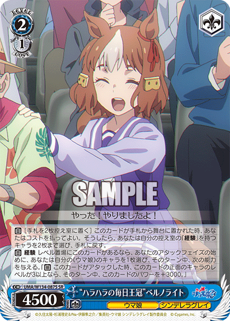 “ハラハラの毎日王冠”ベルノライト