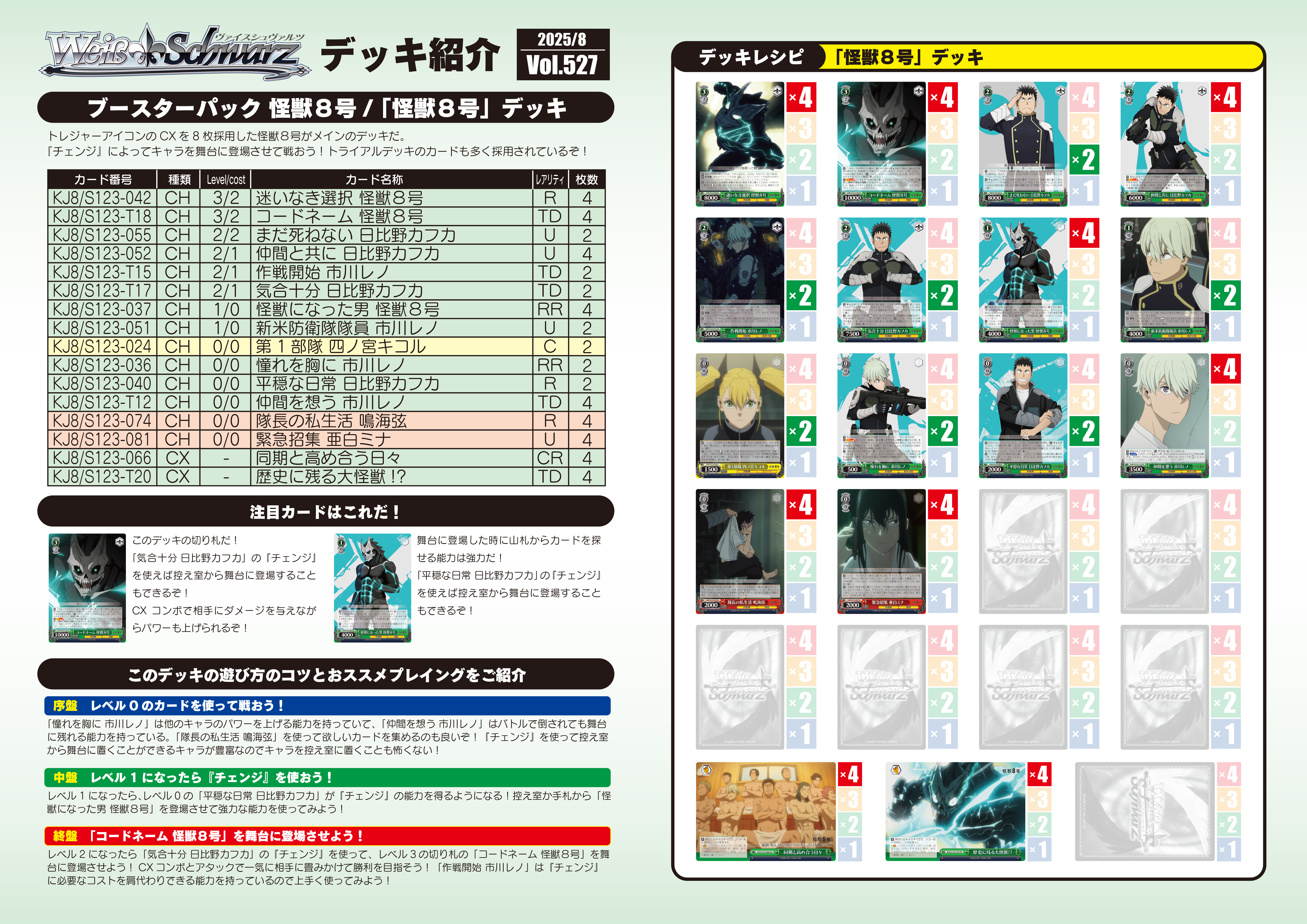ヴァイスシュヴァルツ　ヴァイス　リトバス　デッキ　ガチ構築　パーツ ヴァイスシュヴァルツ】4月1日D.C.vsリトバスBOX争奪結果