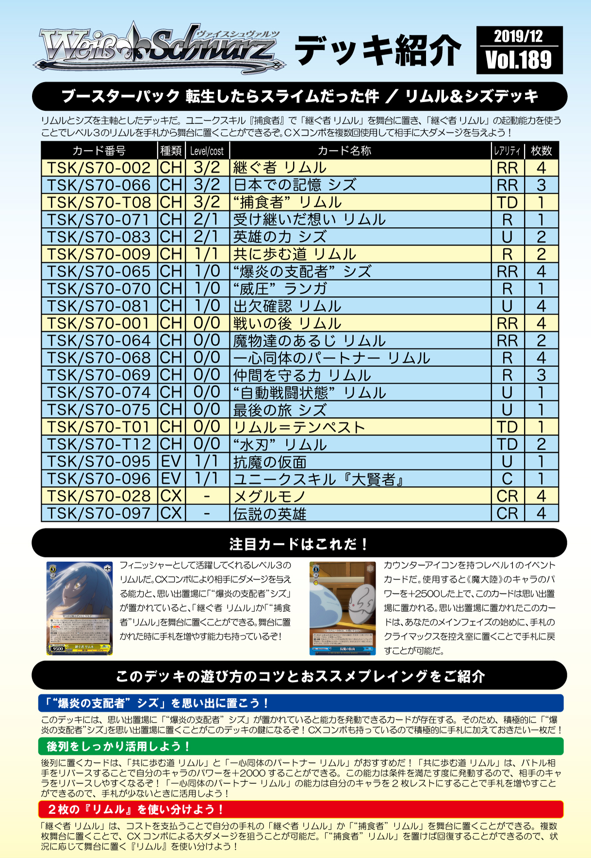 8,600円【出品23日まで】【値下げ対応不可】ヴァイスシュヴァルツ　転スラ　デッキ