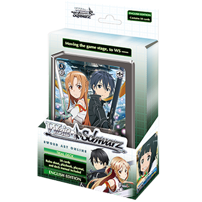 Trial Deck English Version Sword Art Online ヴァイスシュヴァルツ Weib Schwarz